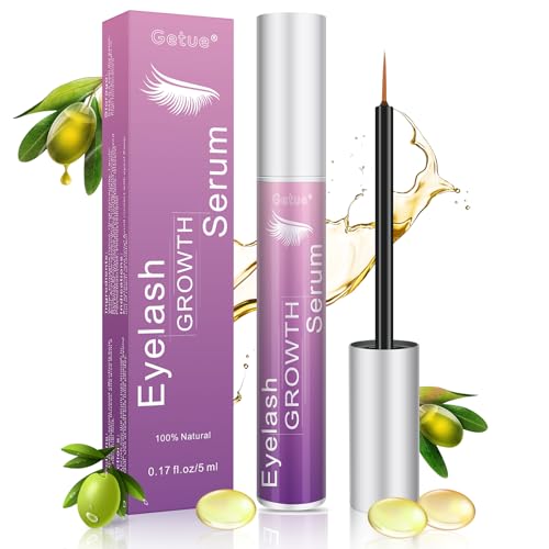 Wimpernserum Ohne Hormone,Wimpernwachstumsserum,Lash Serum Natürlicher Wimpernverstärker für längere,dichtere Wimpern – Pflegende und feuchtigkeitsspendende Formel zur Reparatur beschädigter Wimpern