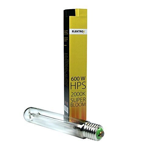 Unbekannt Elektrox SUPER BLOOM HPS Lampe, 600 W, Rot 1 Stück (1er Pack)