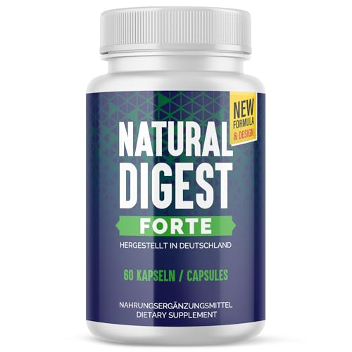 Natural Digest Forte Kapseln | Bewährte Zutatenkombination | Unterstützung für den Körper | Inahlt: 60 Kapseln