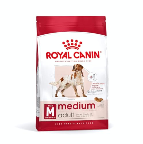 Royal Canin Dog SHN Medium Adult - Trocken Hundefutter - Alleinfuttermittel für mittelgroße ausgewachsene Hunde (zwischen 11 und 25 kg) (15 kg)