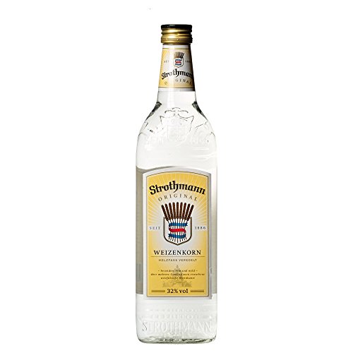 Strothmann Weizenkorn | Milde Spirituose aus feinstem Weizen | Veredelt im Holzfass | Westfälische Brennkunst seit Generationen | 0,7L | 32% Vol.