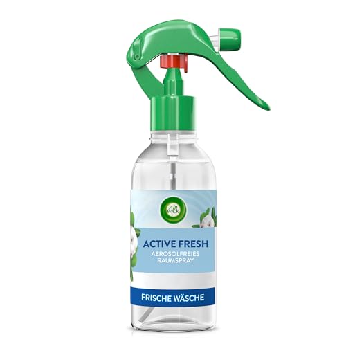Air Wick Active Fresh – Aerosolfreies Raumspray mit natürlichen ätherischen Ölen – Duft: Frische Wäsche – 1 x 237 ml