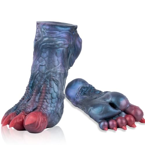 Leyuye Alien Monster Masturbator Taschenmuschi Realistisch Groß Fußjob Penis Masturbieren Realistische Masturbatoren mit 3D Vagina Analtunnel Pocket Pussy Sex Spielzeug für die Männer Taschen Muschi
