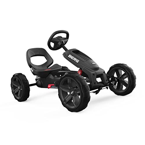 BERG Pedal-Gokart Reppy, KinderFahrzeug, Tretfahrzeug mit hohem Sicherheitstandard, Kinderspielzeug geeignet für Kinder im Alter von 2-6 Jahre (Rebel Black)