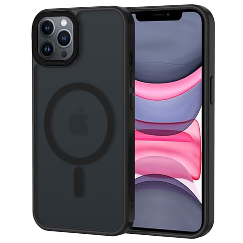 XTCASE für iPhone 11 Pro Hülle Magnetisch kompatibel mit Magsafe, Matt Transluzente Handyhülle für iPhone 11 Pro (5.8