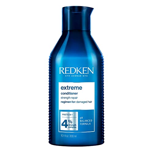 Redken Spülung für sprödes und geschädigtes Haar, Anti Haarbruch, Mit Interlock Protein Network, Extreme Conditioner, 1 x 300 ml