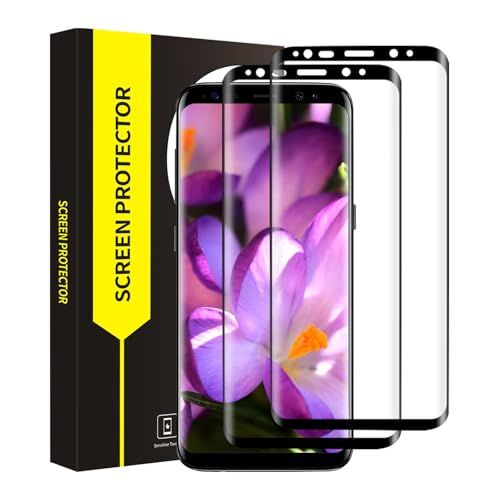 Bodyguard 2 Stück Schutzfolie für Panzerglas für Samsung Galaxy S8, HD Frei von Kratzern Ultrabeständig Samsung S8 Displayschutzfolie, 3D-Volle Bedeckung Passt Perfekt 0 Staub & Blasen S8 Folie