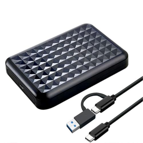ModusTech 500GB Externe Festplatte – Tragbare USB 3.0 / Typ-C Hochgeschwindigkeits-HDD – Kompatibel mit Windows, Mac, Laptop, PC, Desktop, PS4, Xbox (500 GB)
