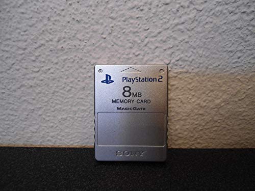 Playstation 2 Memory Card satin silver