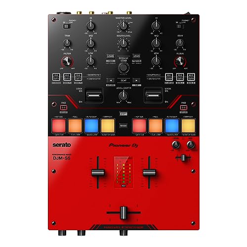 Pioneer DJ DJM-S5 2-Kanal-Mixer für Serato DJ