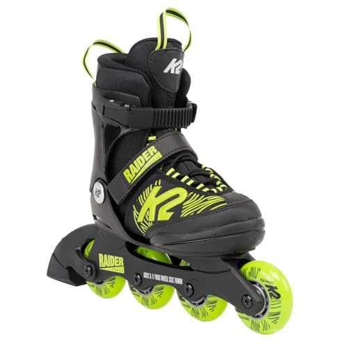 K2 Skates Raider - Jungen Inline Skates — Black - Lime — 30G0125