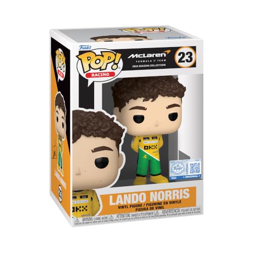 Funko POP! Racing: McLaren - Lando Norris Tribute - Amazon Exclusive | Offizieller Fanartikel und Merch - Vinyl Sammelfigur als Regal Deko - Geschenkidee zum Geburtstag für Fans und Sammler