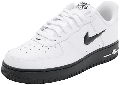NIKE Air Force 1 White/Black Herren, EU 45