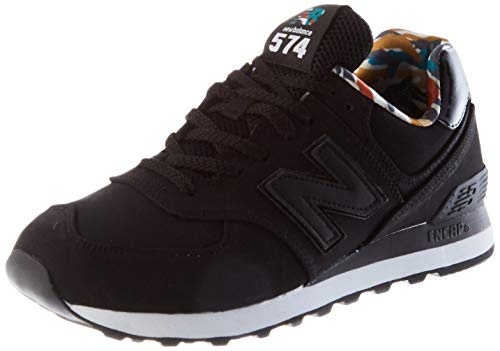 New Balance Herren 574 ML574GYH Medium Sneaker, Black (Black GYH), 44.5 EU