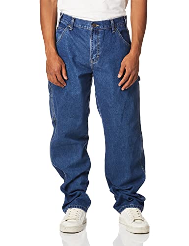 Dickies Herren Relaxed Straight Fit Carpenter Jeans, Indigoblau, 38W / 34L