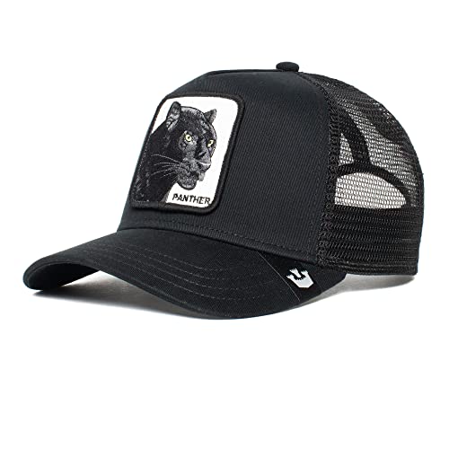 Goorin Bros. The Farm Truckerkappe, Einstellbarer Snapback-Verschluss, Schwarz der Panther, Unisex Einheitsgröße, Einheitsgröße