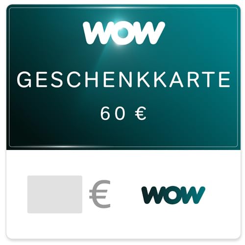 WOW Streaming Guthabenkarte 60 EUR - für Deutschland - per E-Mail