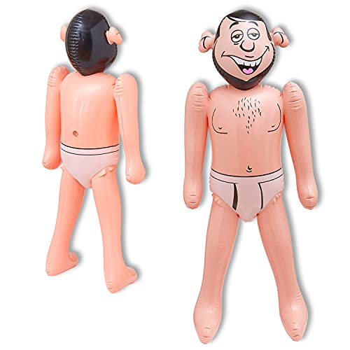 W WIDMANN MILANO Party Fashion 01458 - Aufblasbarer Ehemann, 90 cm, Puppe, Scherzartikel