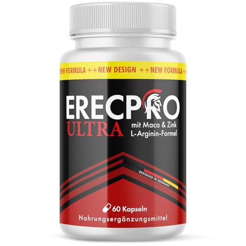 ErecPro Ultra Kapseln | Kraft für den aktiven Mann | einfache Anwendung | Inhalt 60 Kapseln