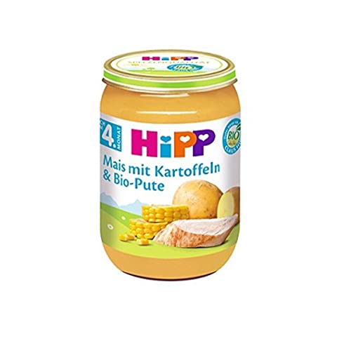 HiPP Mais mit Kartoffelpüree und Bio-Pute, 190g