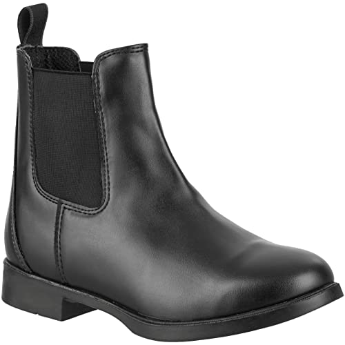 RL24 - Jodhpur Reitstiefelette COMPANION Kunstleder schwarz 38