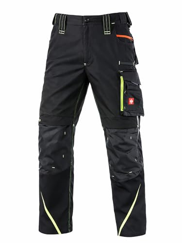 Engelbert Strauss 65511 Hose e.s.Motion 2020 (48, Schwarz/Warngelb)