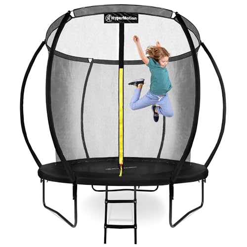 Hypermotion Trampolin Outdoor Kinder 244/305 / 366/430 / 487 cm Kindertrampolin ab 3 Jahre - Schnelltrocknend und Wasserabweisend - Ausgezeichnete Sprungkraft - Gartentrampolin (Ø 305 cm / 10FT)