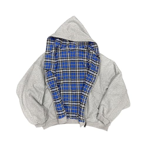 Sweatjacke Herren,Sweatjacke Herren Zipper Hoodie Mit Reißverschluss Sweatshirt Mit Kapuze Jacke Y2K Sportjacke Oversized Kapuzenjacke Leicht Zip Kaputzensweatjacke Männer Herrenkleidung Streetwear