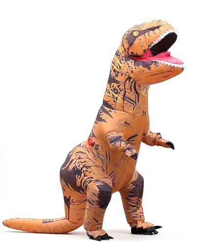 Geerypsy Aufblasbares Dino Kostüm Erwachsene Lustiges Dinosaurier Kostüme