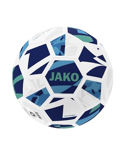 JAKO Lightball Iconic, weiß/Navy/Mint, 5 (290g)