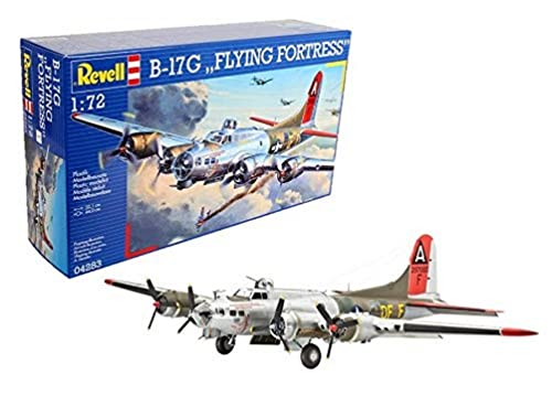 Revell 04283 Modellbausatz Flugzeug 1:72 - B-17G Flying Fortress im Maßstab 1:72, Level 5, originalgetreue Nachbildung mit vielen Details, 04283