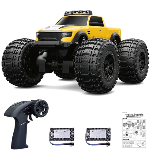 Ysityum Ferngesteuertes Auto, Monster Toy Truck, All Terrain Waterproof Racing Car, Off-Road Fahrzeug, 2.4GHz, Amphibisches Wasserdichtes RC Stuntfahrzeug 360° Drehbar,Geeignet für Kinder ab 3 Jahren