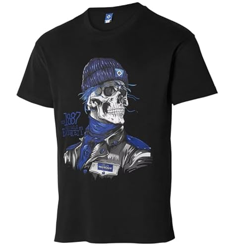 Hamburg SV HSV T-Shirt Shirt ** Ewigkeit - Abschlach ** (DE/NL/SE/PL, Alphanumerisch, XL, Regular, Regular, Schwarz)