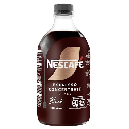 NESCAFÉ Espresso Concentrate Style Black, Flüssig, Dark Roast, 1er Pack (1 x 500ml)