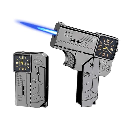 Feuerzeug, nachfüllbar,Outdoor, Camping, Grillen, Kerze (Feuerzeug enthält keinen Brennstoff)