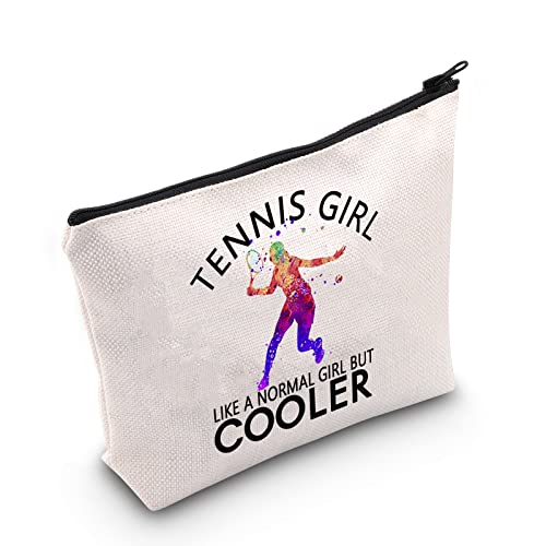 U.Tennis Girl - Reißverschlusstasche für Tennisspieler - Kosmetiktasche für Mädchen