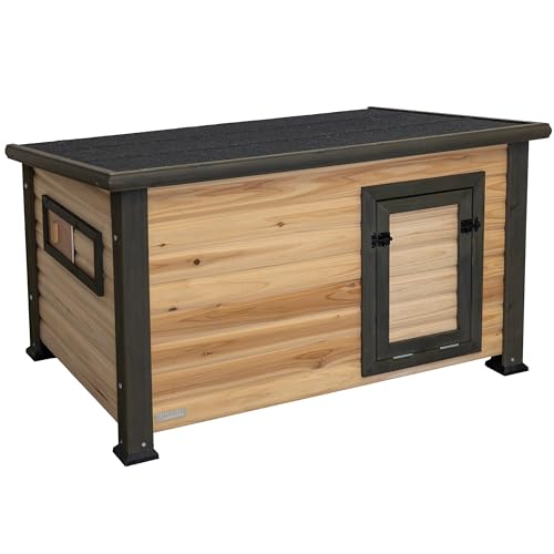 Kerbl Hobbyfarming Enten- und Gänsestall Duck Town XL, 115x77x67 cm, Entenhaus, Kleintierstall, Entenstall, Spießtanne, Enten, Gänse, Kleintiere