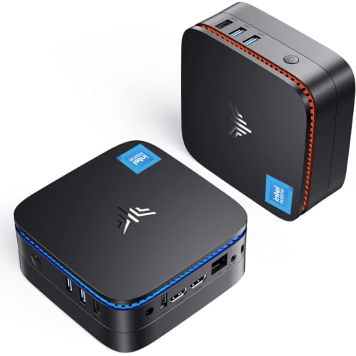 ACEMAGICIAN Mini PC Intel Pentium N5030 3,1 GHz 12GB LPDDR4 256GB M.2 SSD W11 Pro Micro Desktop Computer, 4K UHD 2× HDMI, WiFi 5, BT 4.2, Gigabit LAN für Büro, Business, Heimkino & Homeoffice