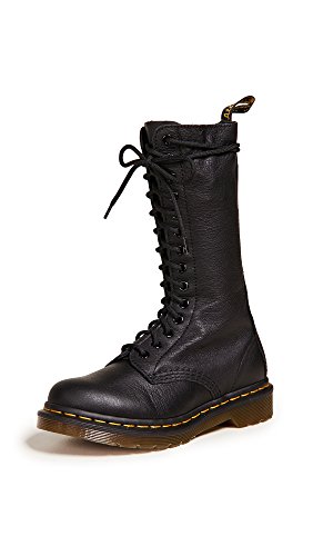 Dr. Martens 1B99 Virginia BLACK, Damen Combat Boots, Schwarz (Black), 39 EU (6 Damen UK)