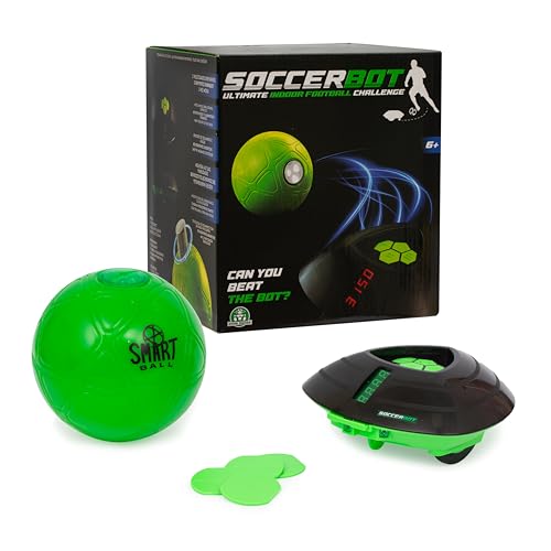 Smart Ball - Soccer Bot, Trainingsroboter für den Innenbereich, Solo oder Multiplayer, für Kinder ab 6 Jahren, Grün