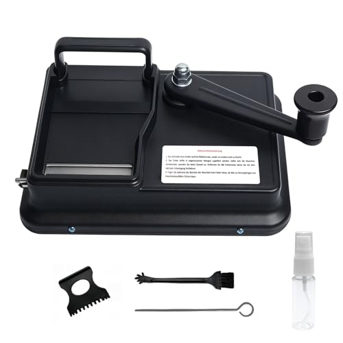 Watproofit Zigarettenstopfmaschine 8mm – Manuelle Stopfmaschine aus Metall mit Zubehör, Tabakfach & Aufbewahrungsbox für gleichmäßiges Stopfen und einfache Bedienung