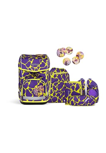 ergobag cubo Light Set ergonomischer Schulranzen, Vorgänger-Kollektion, extra leicht, Set 6-teilig, 780 g
