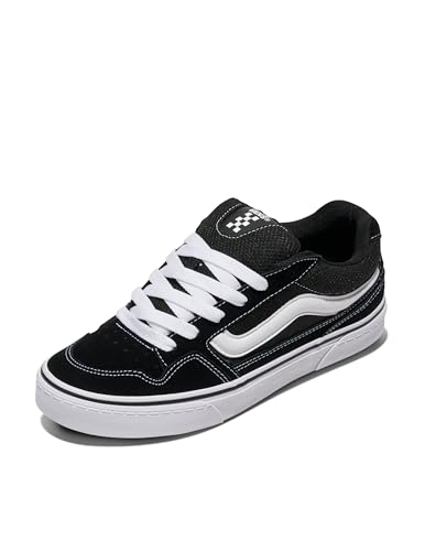 Vans Unisex Kinder Caldrone Sneaker Caldrone Trainers, SUEDE/MESH BLACK/WHITE, 39 EU