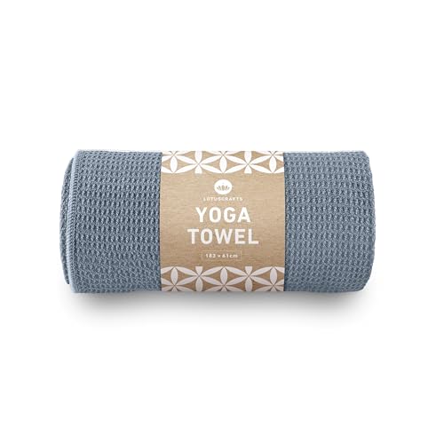 Lotuscrafts Rutschfestes Yogauch, schnell trocknend und mit hohem Grip ideal für heiße Yoga [183 x 61 cm]
