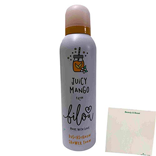 bilou Duschschaum Juicy Mango (200ml Flasche) + usy Block
