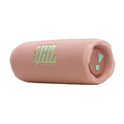 JBL Flip 7, Tragbarer Bluetooth-Lautsprecher, Wasserdicht - Rosa | Bis Zu 16 Stunden Wiedergabezeit, Lossless Audio über USB-C, mehrere Lautsprecher Koppeln per Auracast