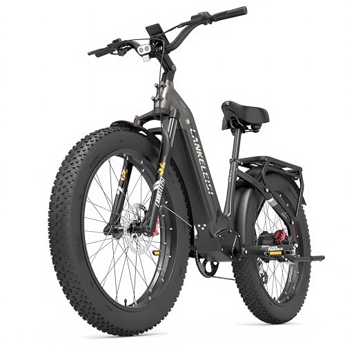 LANKELEISI MG600 Plus E-Bike Herren 26 Zoll Fatbike 960Wh Akku Bis 150KM