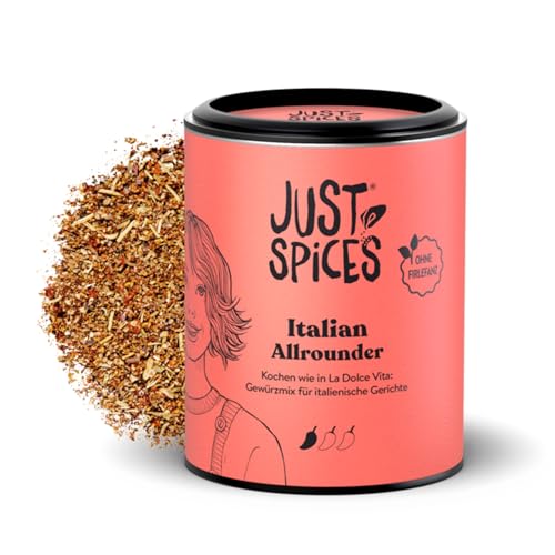Just Spices Italian Allrounder I Koche italienische Gerichte so lecker wie beim Italiener I Gewürzdose, 57 g