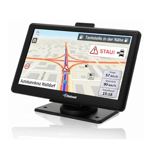 Elebest City 80T TMC PRO, Navigationsgeräte für Auto,Camper Navigationssystem, POI, LKW Navi,Wohnmobil Navi, Lebenslang Kostenloses Kartenupdate