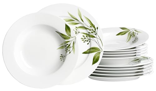 Ritzenhoff & Breker Tafelservice Evora, 12-teilig, Porzellan, Weiß